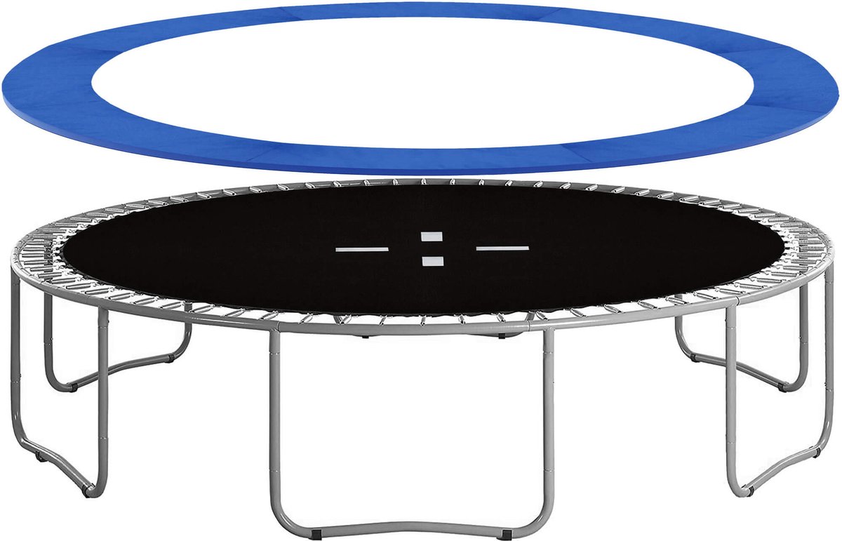 Springos Trampoline Rand | Beschermrand Trampoline | Rond | Ø 305 cm | Blauw